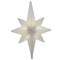 Brite Star 14.5" Lighted Winter Frost LED Bethlehem Star Christmas Tree Topper, Warm White
